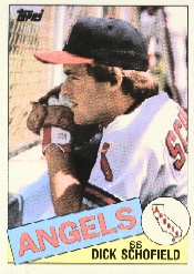 1985 Topps Baseball Cards      629     Dick Schofield